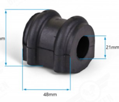 Втулка Стабилизатора передняя Hyundai Tucson JM 05- Kia Sportage JE KM 04- Sorento BL 02- HS-TECH