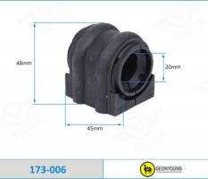 Втулка стабилизатора передняя Hyundai TUCSON 20-25 MUFASA Sonata LF Kia Optima-K5 JF GEUN YOUNG