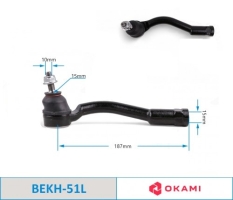 Рулевой наконечник левый (LH) HYUNDAI Sonata KIA K5 16> OKAMI