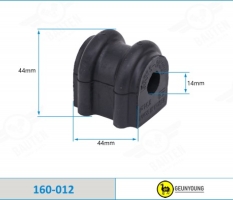 Втулка стабилизатора задняя 14 mm Hyundai Sonata NF 04-09 Grandeur TG 06-10 GEUN YOUNG